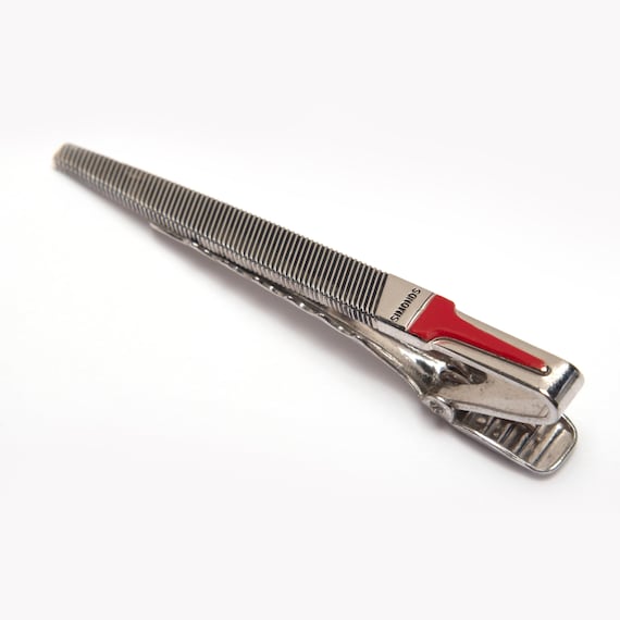 Vintage Tie Bar Clip SIMONDS Mechanic's File 1950… - image 1