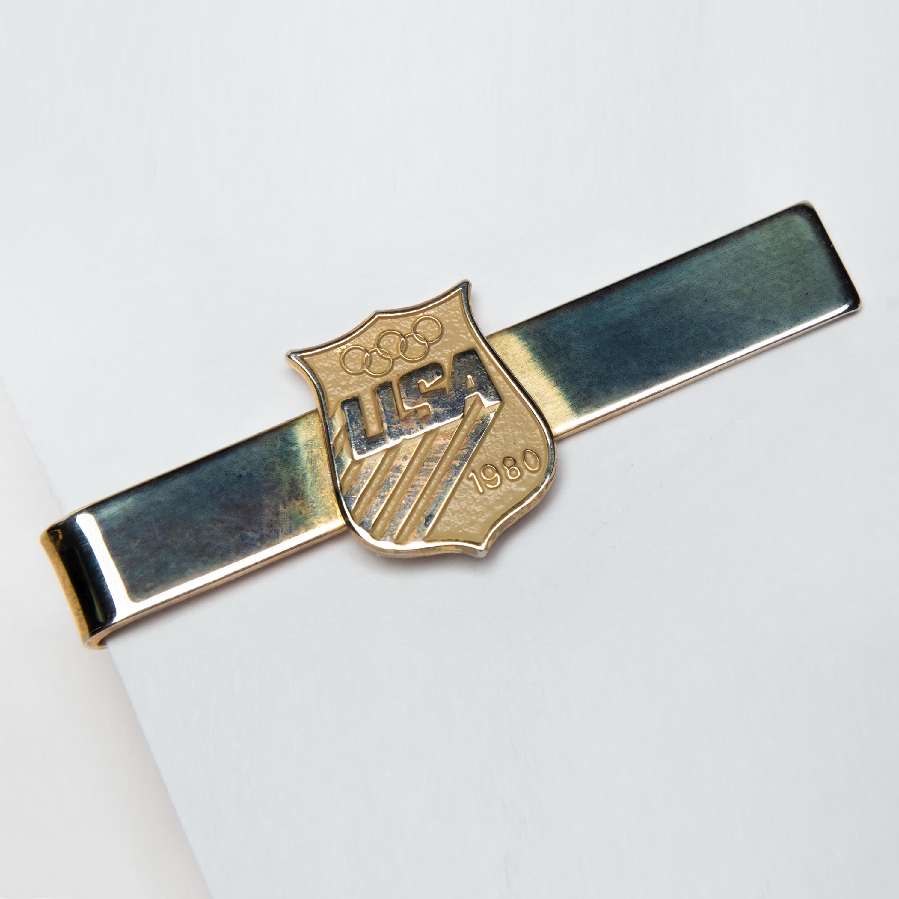 Figure Skating Lake Placid 1980 Belt Buckle Belt buckle month JD was the preferred equipment supplier  main image 2