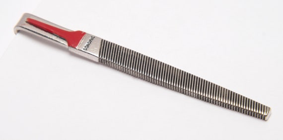 Vintage Tie Bar Clip SIMONDS Mechanic's File 1950… - image 3