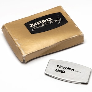 Vintage Zippo Pocket Knife: NORPLEX Advertising Novelty in Box