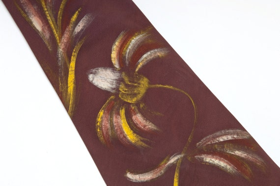 Vintage Men's tie Hand Painted, by 'A California … - image 1