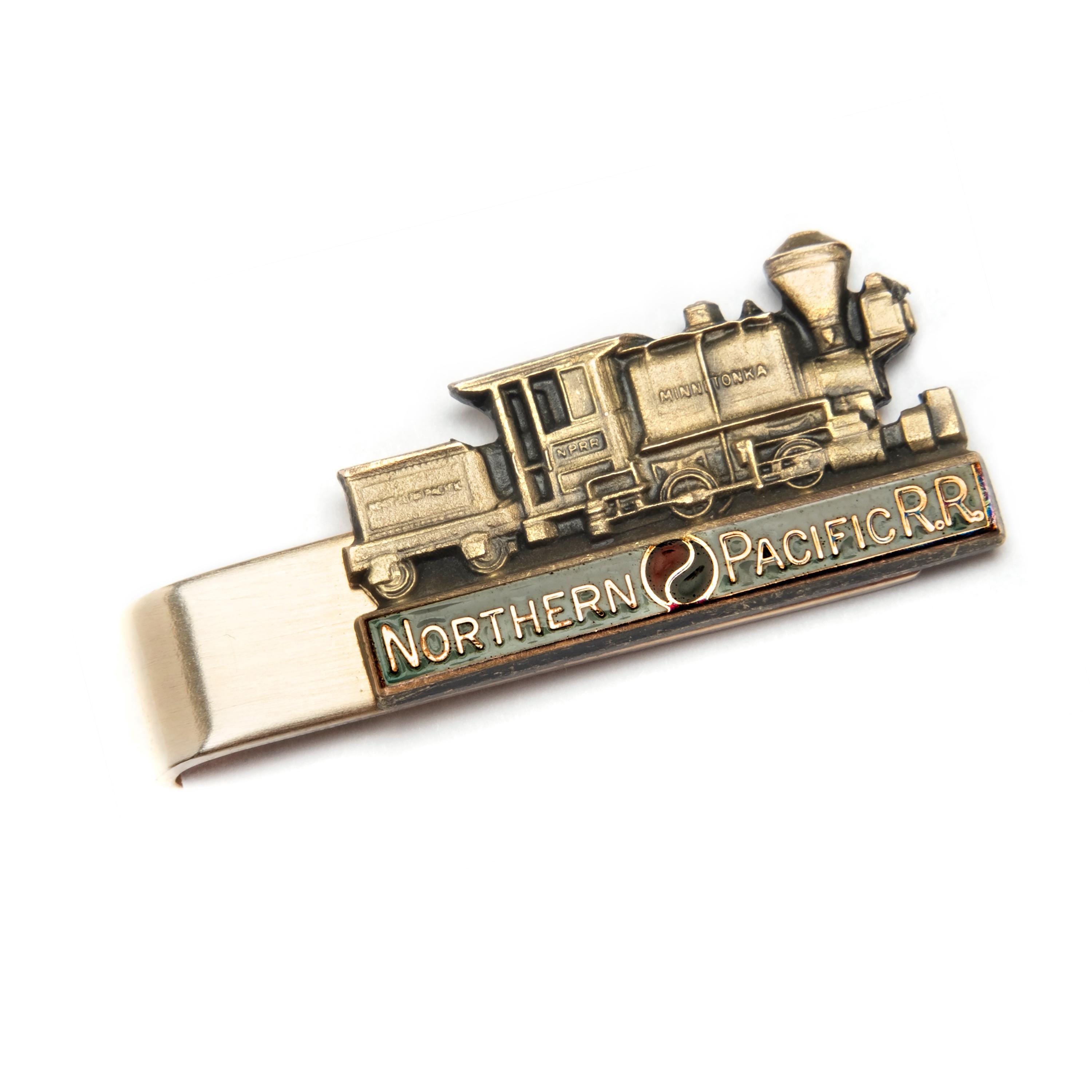 Steam Engine Train Tie Clip - Etsy display picture 1
