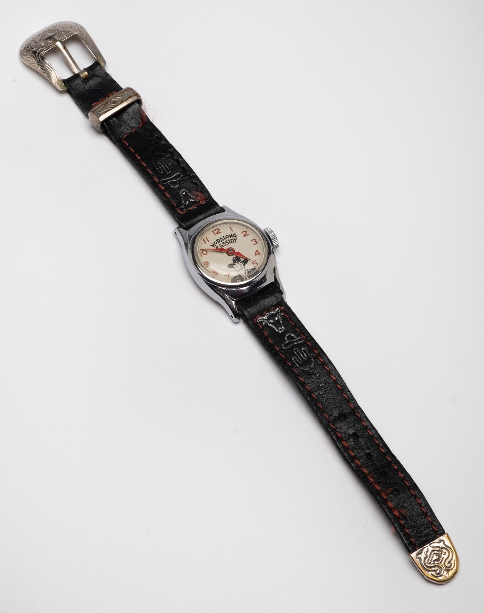 Vintage Hopalong Cassidy Timex Watch original band signed Etsy