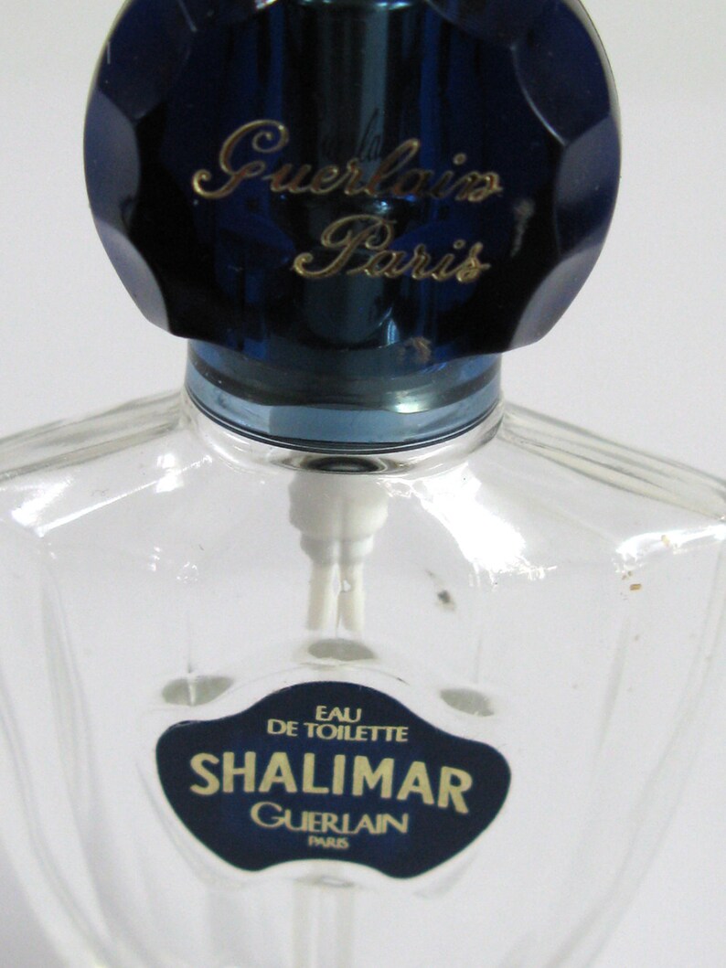 Vintage Perfume Shalimar by Guerlain the Eau De Toilette Spray Etsy