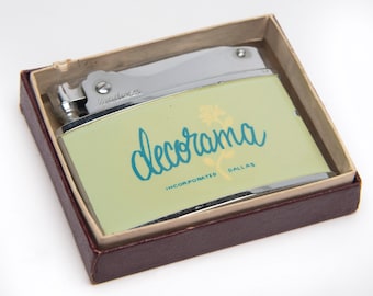 Vintage Madison Lighter: Decorama Dallas Advertising Collectible, Mint in Box