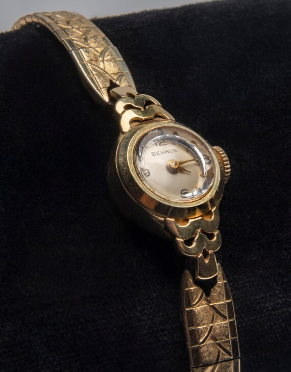 Benrus 14k clearance gold womens watch