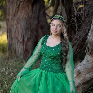 Enchanting Adult Fairy Costume- Woman&#39;s Whimsical Fantasy Outfit~ Enchanting Renaissance Faire Costume ~ Cosplay Fairy Dress ~Woodland Fairy