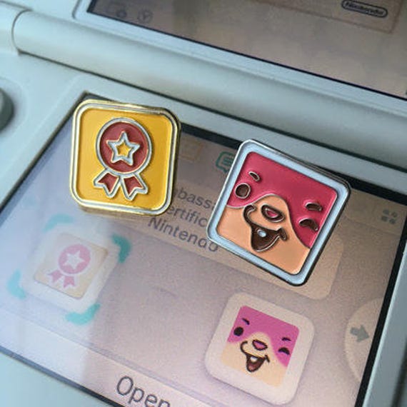 3DS Ambassador Nintendo Badge Arcade Enamel Pin Set Etsy