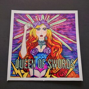 Queen of Swords Aufkleber