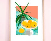 CITRONS - LEMONS - illustration