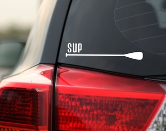 SUP Paddle Vinyl Decal, SUP Decal, Phone Decal, Laptop Decal, Car Decal, Choose Color And Size