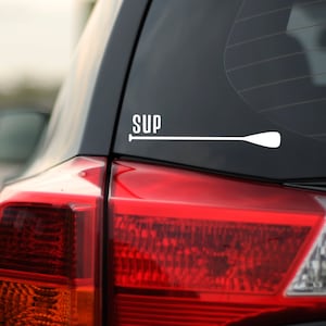 SUP Paddle Vinyl Decal, SUP Decal, Phone Decal, Laptop Decal, Car Decal, Choose Color And Size