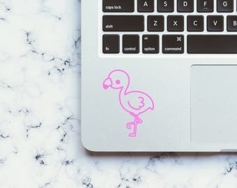 Flamingo Vinyl Decal, Phone Decal, Laptop Decal, Car Decal, Choose Color And Size