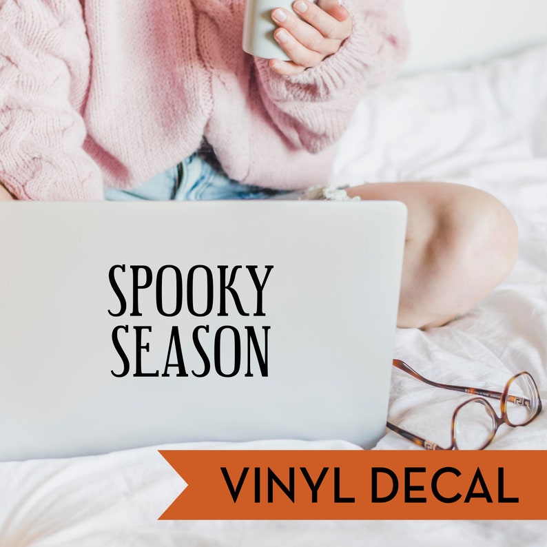 Spooky Season Decal, Halloween Decal Phone Decal, Laptop Decal, Car Decal, Choose Color And Size image 4