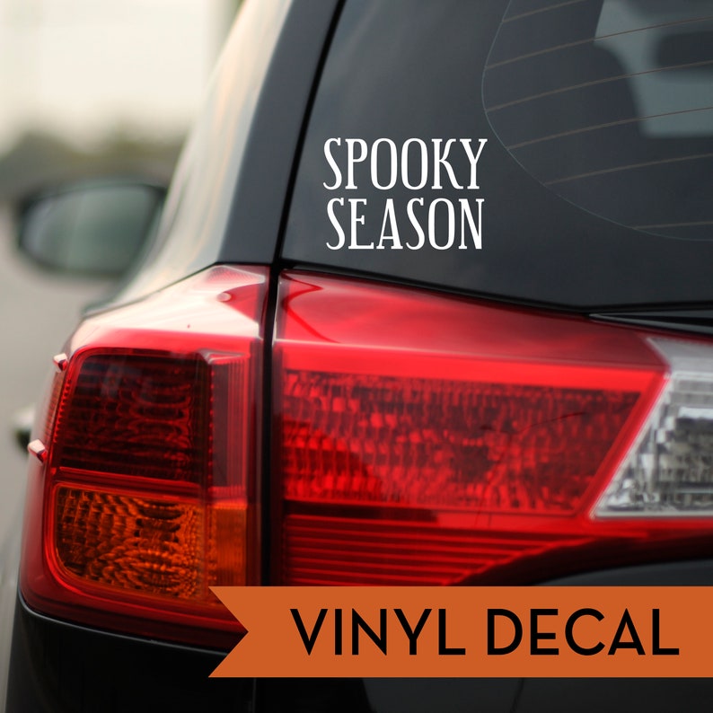 Spooky Season Decal, Halloween Decal Phone Decal, Laptop Decal, Car Decal, Choose Color And Size image 5