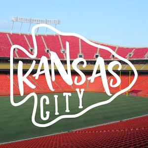 Kansas City Arrowhead Vinyl Decal, Phone Decal, Laptop Decal, Car Decal, Choose Color And Size