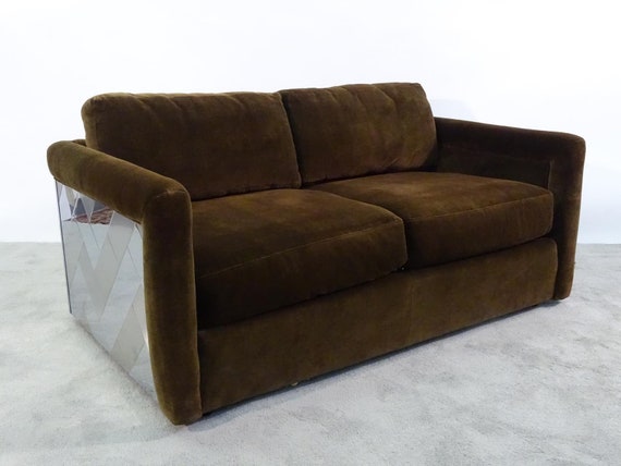 Paul Evans Style Berhardt Sofa Loveseat Paul Evans Style Berhardt Sofa Loveseat