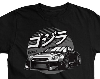 Japanese Car GTR R35 Sports Fast Car Adult T Shirt Japanese Car GTR R35 Sports Fast Car Adult T Shirt
