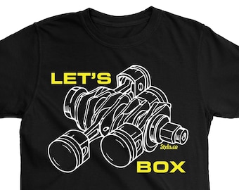Lets Box Subie Boxer Engine T-Shirt