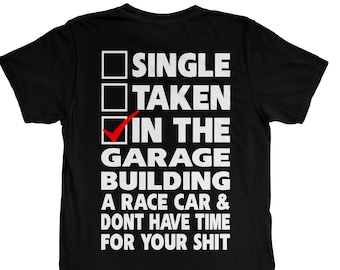 Camiseta de coche de carreras de construcción única