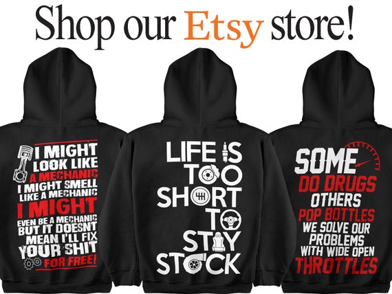Life is too short to stay stock hoodie top