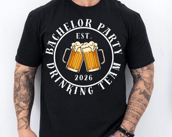 Camisetas para despedidas de soltero (2026), camisetas para despedidas de soltero, camisetas para el equipo del novio, camisetas para despedidas de soltero, camisetas para despedidas de soltero, camisetas para despedidas de soltero a juego