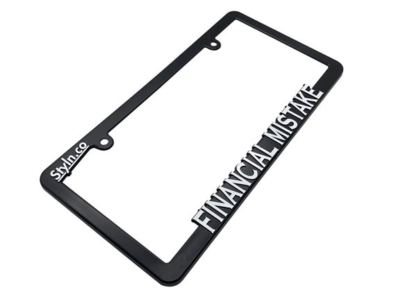 2 Star Wars Stormtrooper License Plate Frames Car Accessory 3-D Raised Letter