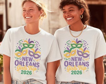 Camisetas de viaje de chicas a Nueva Orleans 2026, camisetas de vacaciones para chicas, camisetas de viaje de mejores amigas, camisetas de fin de semana para chicas, camisetas de viaje con amigas, camisetas de viaje de chicas a juego