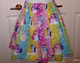 Pastellfärgad Ponies Circle Cinch Kjol