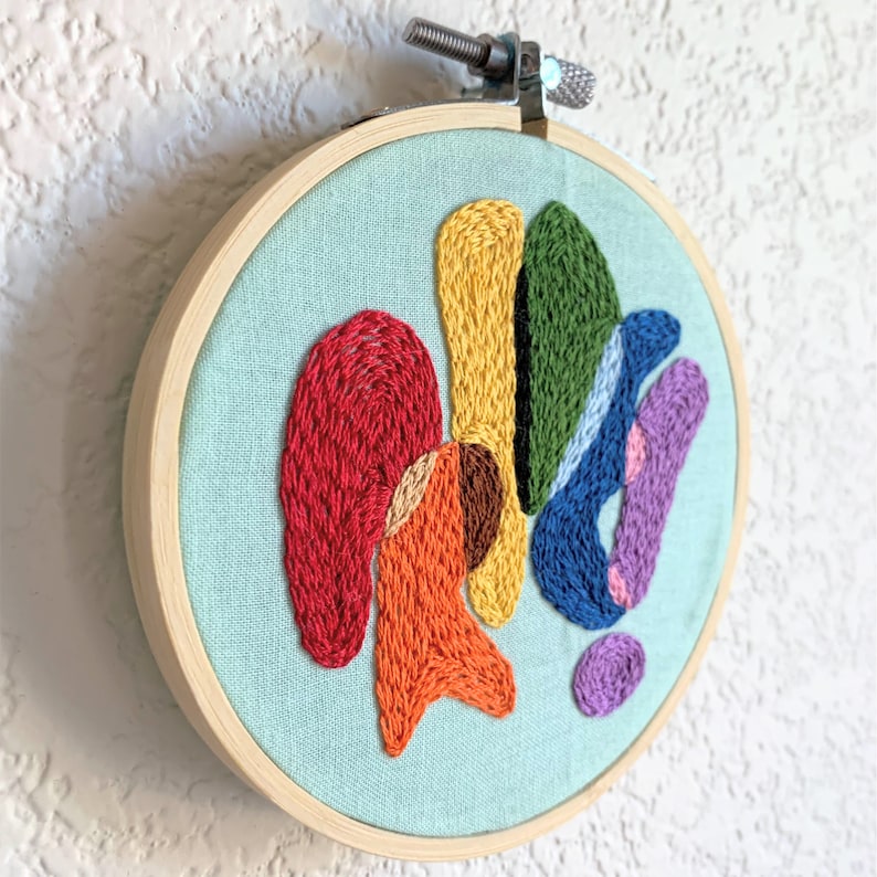 Abstract Pride Embroidery Pattern PDF Progress Pride image 2
