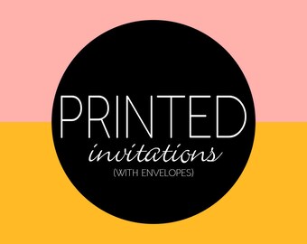 plain invitation etsy