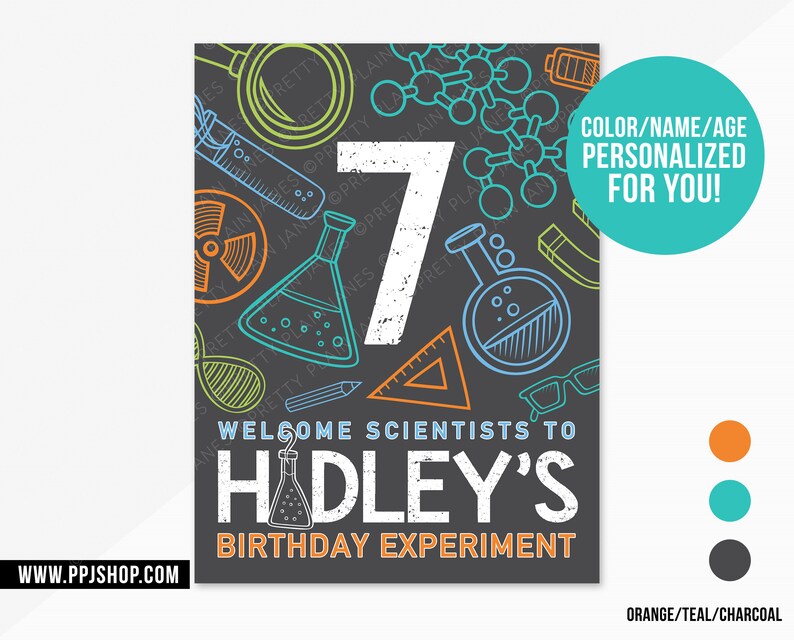 Wissenschaft Geburtstag Willkommen Sendezeichen Chemie Etsy