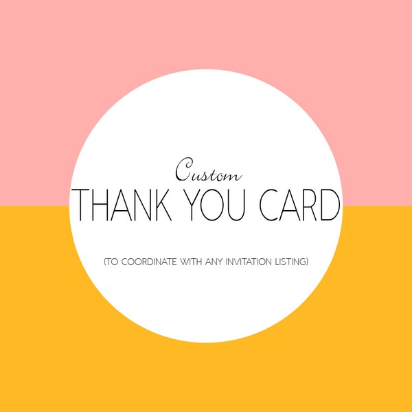 Coordinating Thank - Etsy