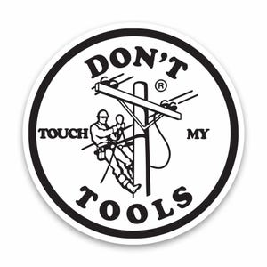 Adesivo con logo parodia di Tool da 3,5&quot;