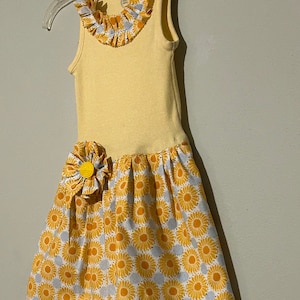 Girls dress homemade upcycle size 5