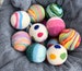 Wool dryer balls random grab bag, eco friendly wool dryer balls, natural dryer balls, 100% wool dryer balls made in canada, eco dryer balls, 