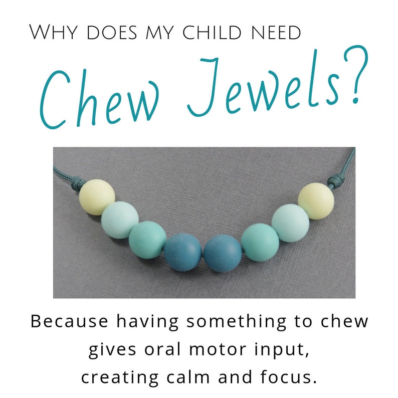 Girls Chew Necklace Anxiety Necklace Chewable Necklace for Etsy