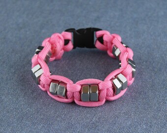 Bracelet Fidget pour adolescente, bracelet d’anxiété rose, aide à la concentration sur le TDAH, soulagement de l’anxiété, enfants autisme Fidget, bracelet apaisant, bracelet sensoriel