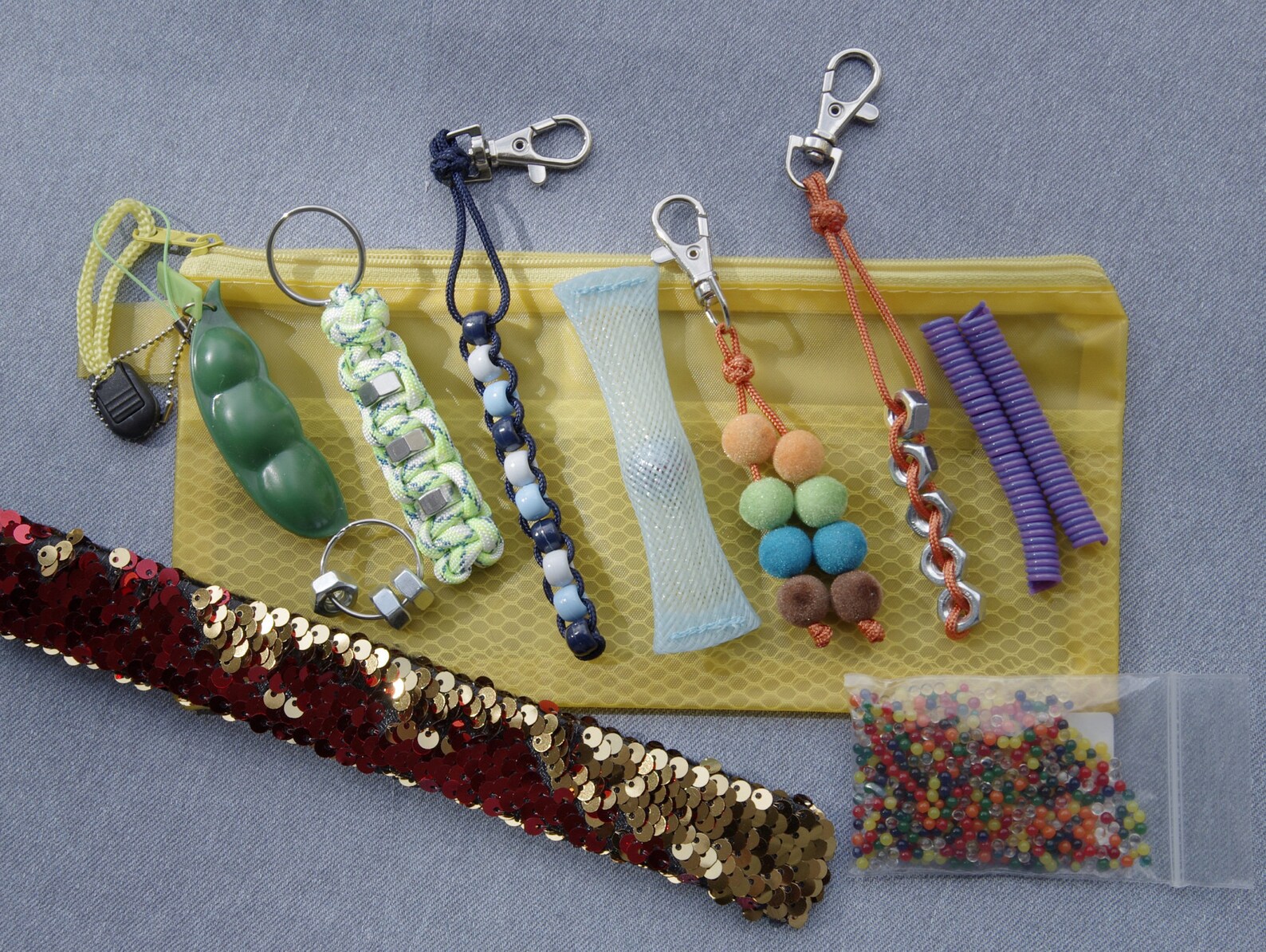 Quiet Fidget Pack for School Anxiety Relief Calming Fidget - Etsy
