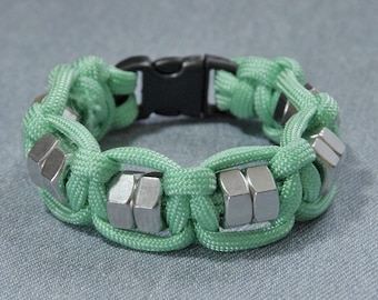 Mint Fidget Bracelet, Teen Girl Anxiety Bracelet, ADHD Focus Aid, Anxiety Relief, Kids Autism Fidget, Calming Bracelet, Sensory Bracelet