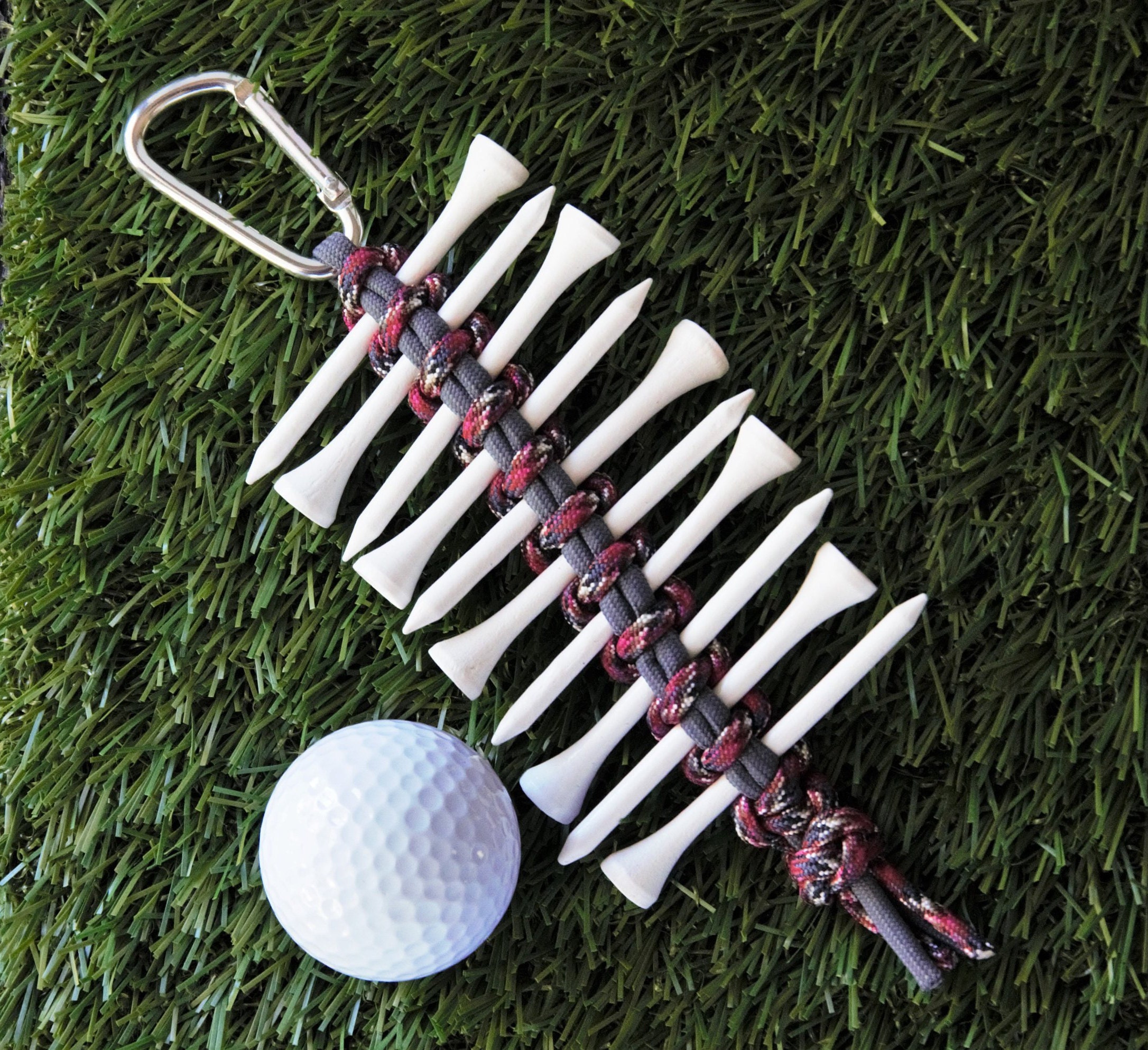 Tee Holder Golf Tee Holder Paracord Golf Tee Holder Golf Etsy