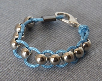 Blue Anxiety Support Bracelet, Fidget Bracelet, Fidget Jewelry, Sensory Bracelet, Stim Jewelry, Autism Bracelet, Calming Jewelry