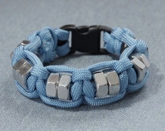 Blue Anxiety Bracelet, Fidget Bracelet for Teen Girl, ADHD Focus Aid, Anxiety Relief, Kids Autism Fidget, Calming Bracelet, Sensory Bracelet