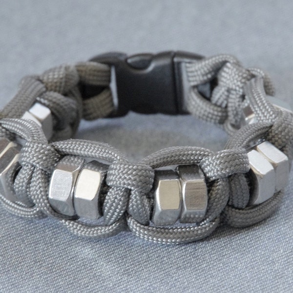 Teen Boy Gift, Fidget Bracelet Boy, Sensory Jewelry, Anxiety Bracelet, Fidget Bracelet, Paracord Bracelet, Gray Adult Calming Bracelet