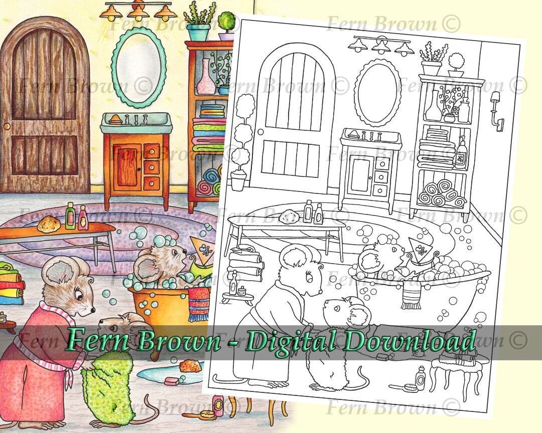 Animals Printable Download Coloring Line Art Mice Coloring Page Mouse ...