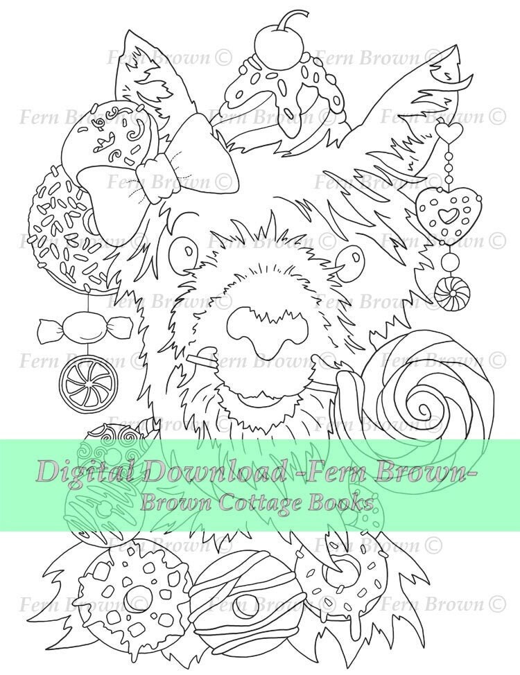 llama candy donuts adult coloring pages animals line art etsy ireland