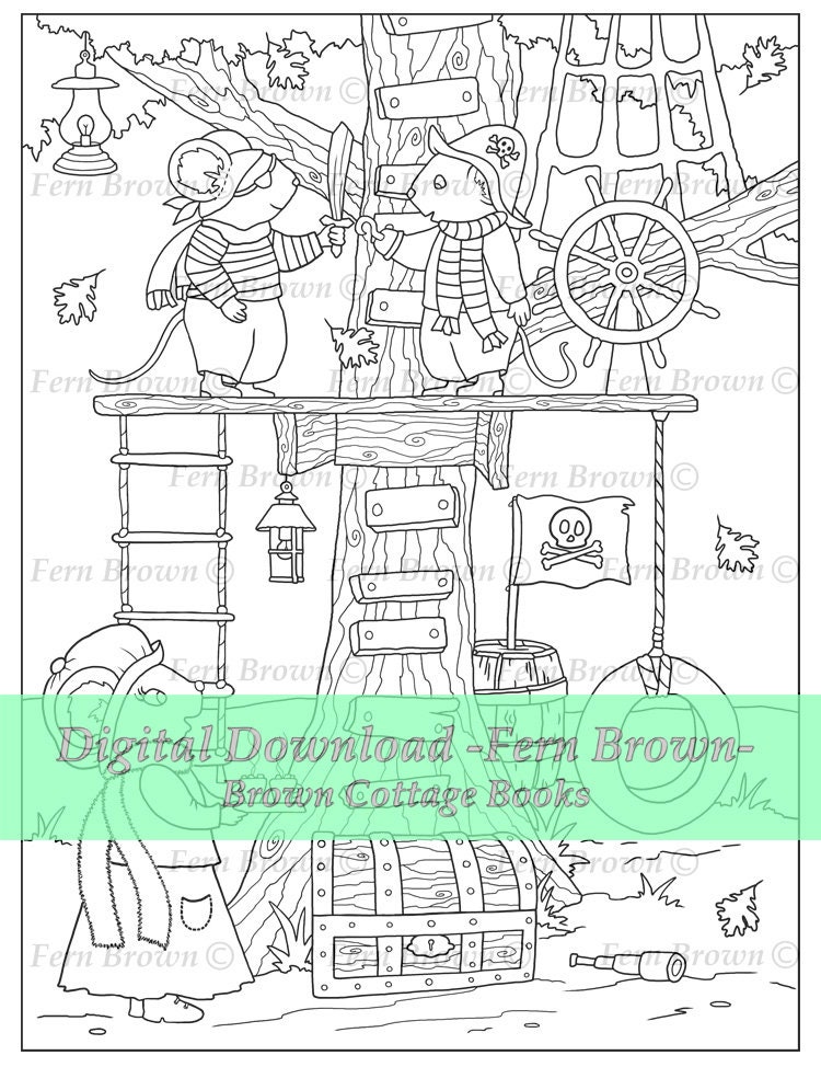 Mice Coloring Page Printable Download Animals Line Art - Etsy Canada