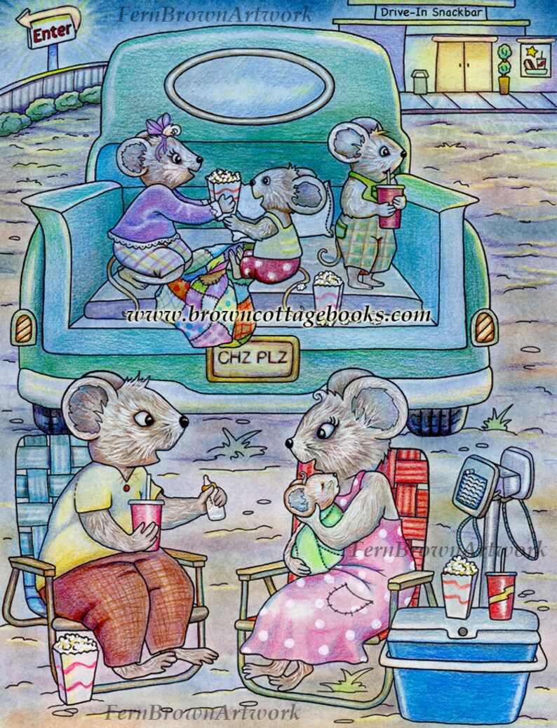 Mice Coloring Page, Movies, Printable Download, Animals, Line Art ...