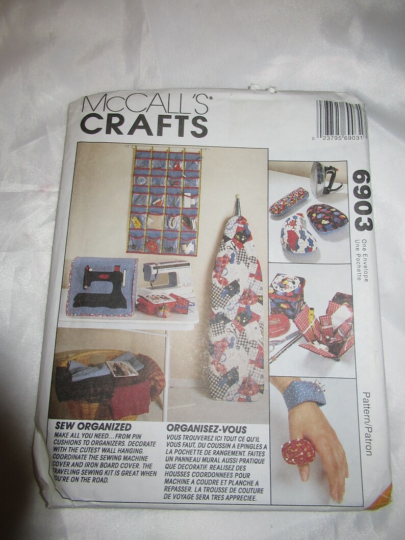 Sewing Machine Cover Pattern Ironing board pin cushion