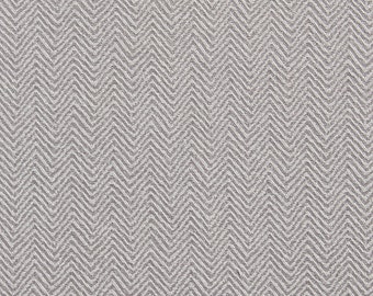Grey Small Herringbone Chevron Upholstery Fabric By The Yard | Pattern # A0220H